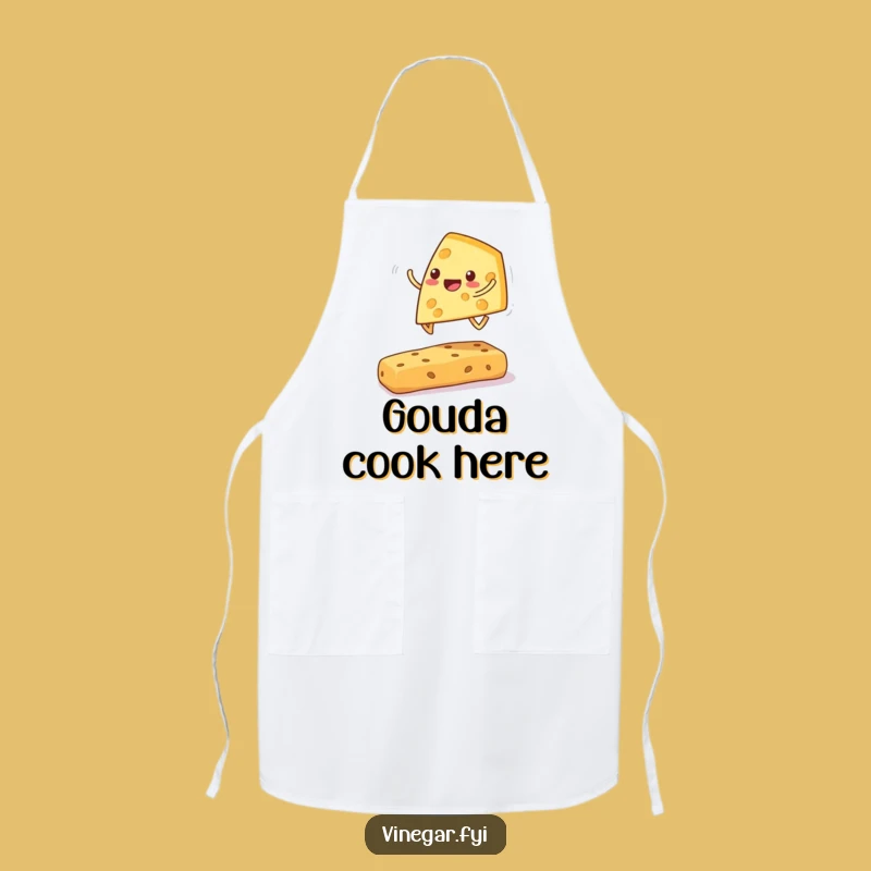 Funny Cheese Wedge Apron: Cheerful Snack Time Fun, Great Gift