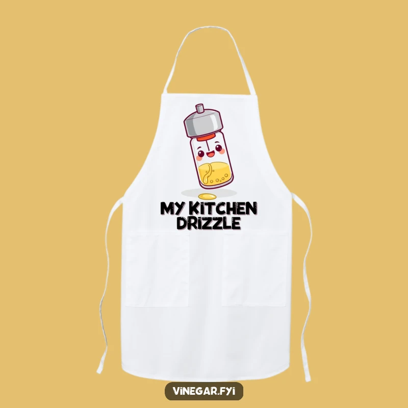 Funny Pepper Shaker Apron: Cook with Spice & Vinegar Humor