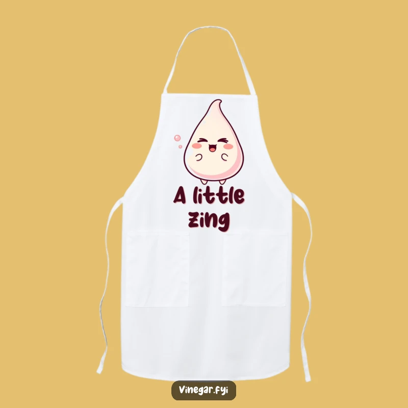 Funny Vinegar Wink Apron: Cook with Mischievous Flair Gift Idea