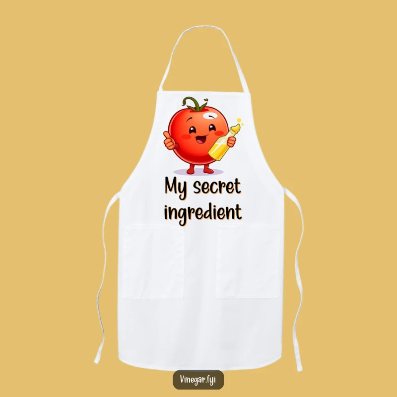 Funny Tomato & Vinegar Apron: Cook with Perfect Pairings Gift Idea