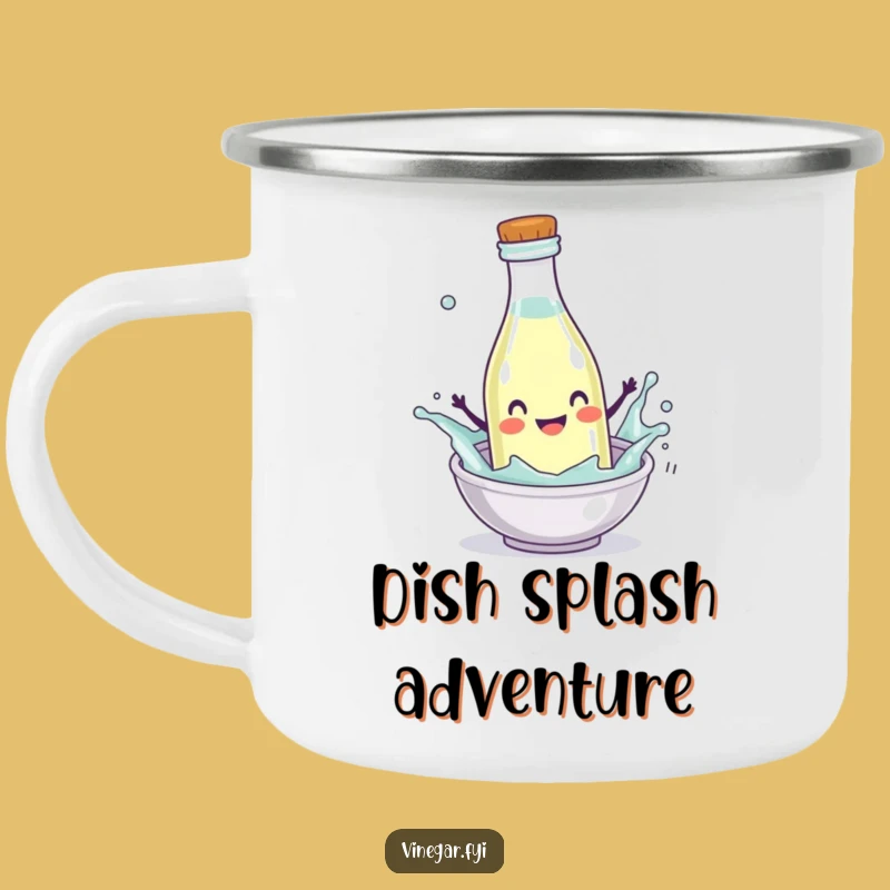 Funny Splash Vinegar Camping Mug - Adventure Splashes!