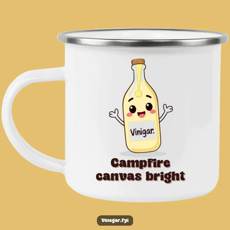 Funny Vinegar Artist Camping Mug - Create Art Anywhere