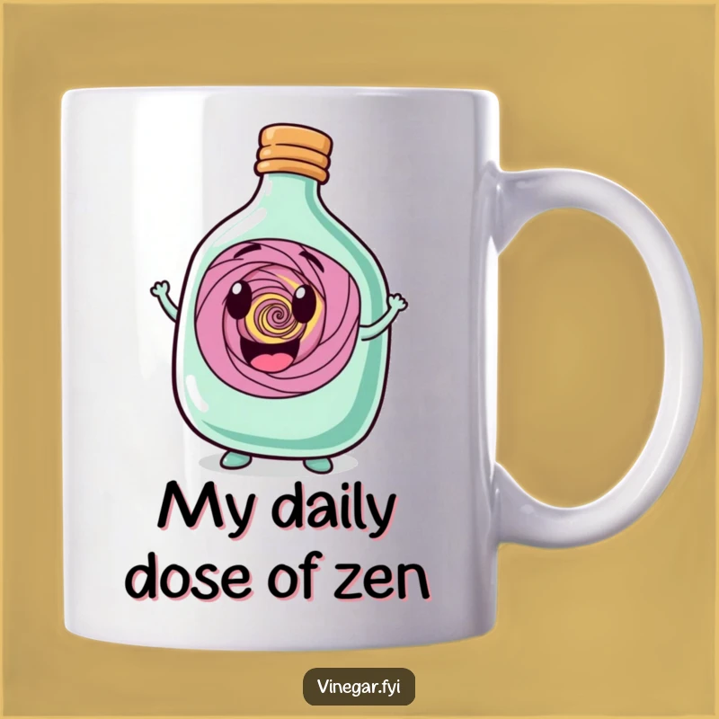 Funny Bottle Vortex Magic Mug - Whimsical Character Gift for Mystical Mornings