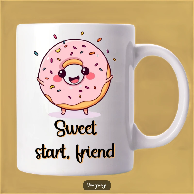 Funny Kawaii Donut Juggling Sprinkles Mug: A Delightful Gift