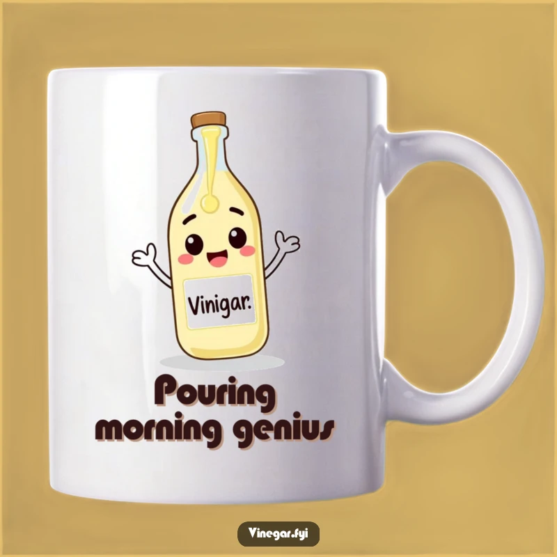 Funny Vinegar Artist Mug - Pouring Creativity, Perfect Gift for Art Lovers