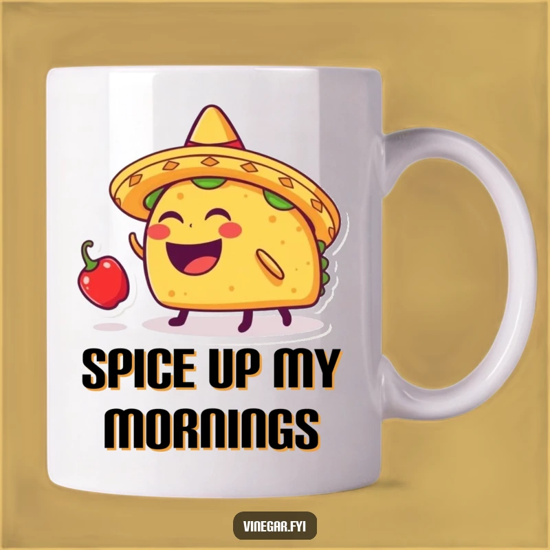 Funny Taco Sombrero Chili Mug: Hilarious Fiesta Fun for a Perfect Gift
