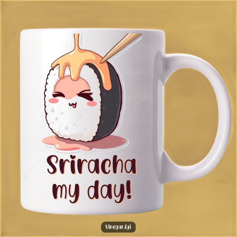 Funny Kawaii Sushi Wink Mug - Mischievous & Deliciously Hilarious Gift