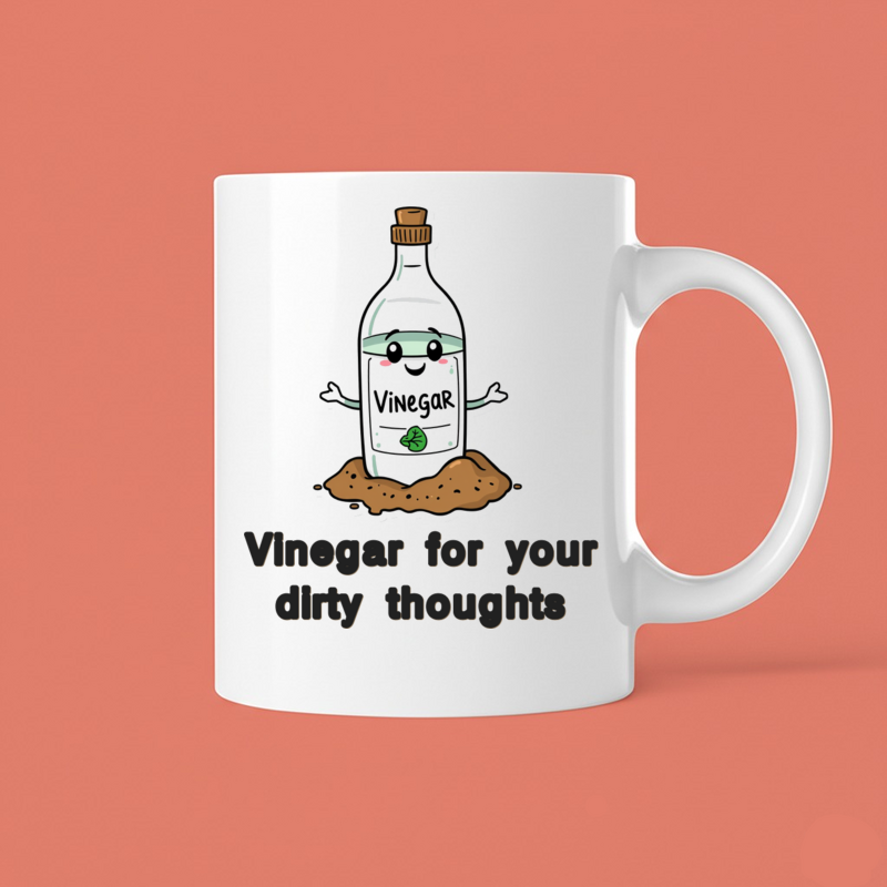 Funny Cleaning Vinegar Mug for Haters of Dirt 