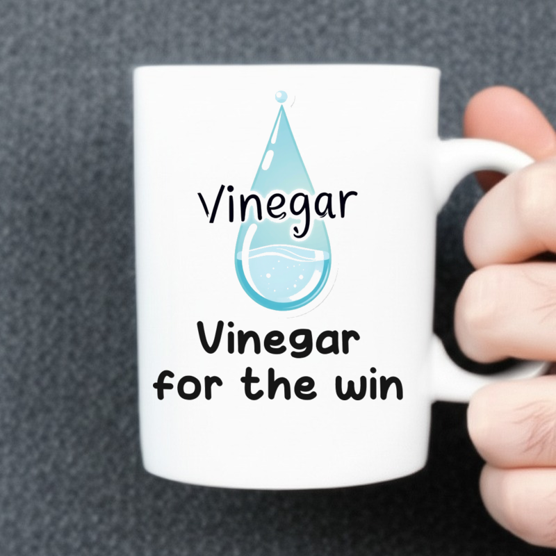 Sparkling Clean Vinegar Droplet Mug 