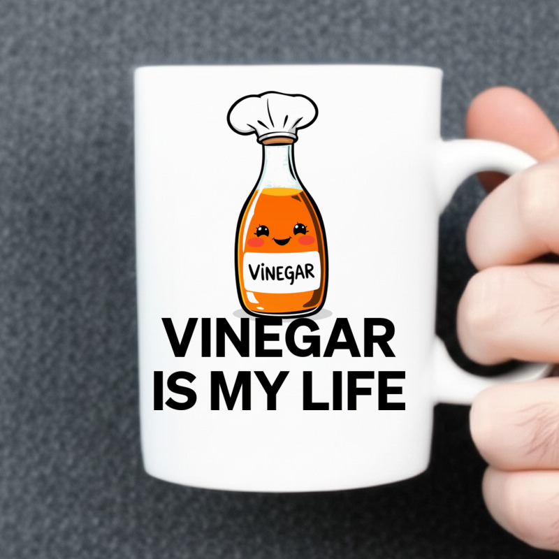 Vinegar Chef Mug Funny Kitchen Gift 