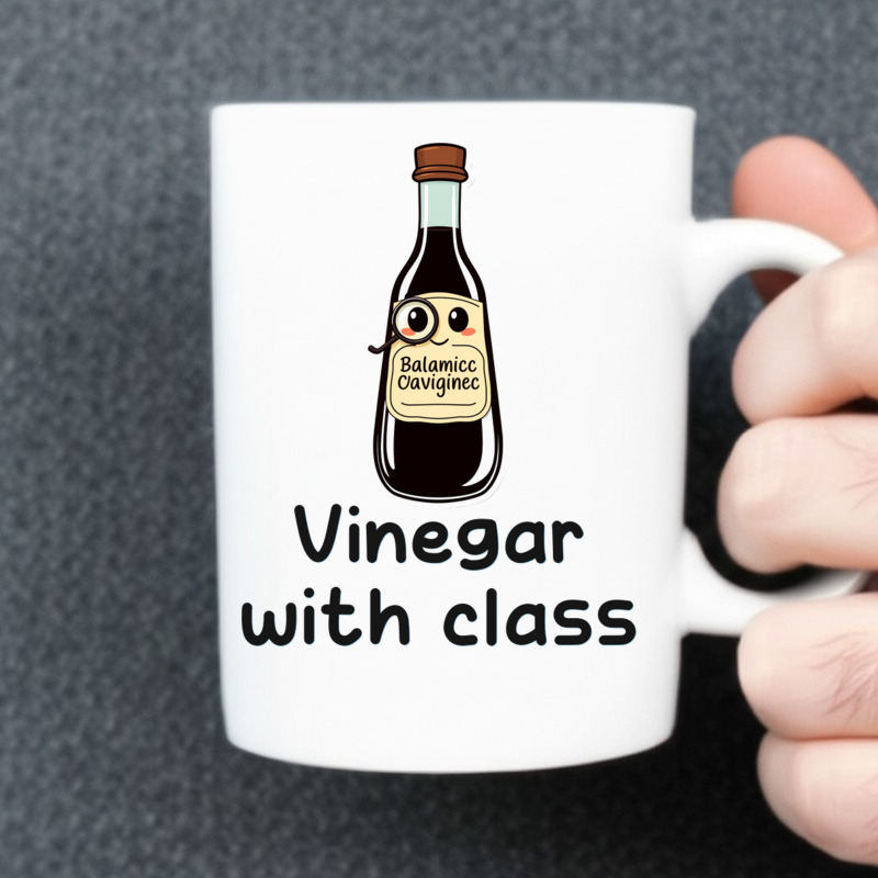 Distinguished Balsamic Vinegar Monocle Mug 