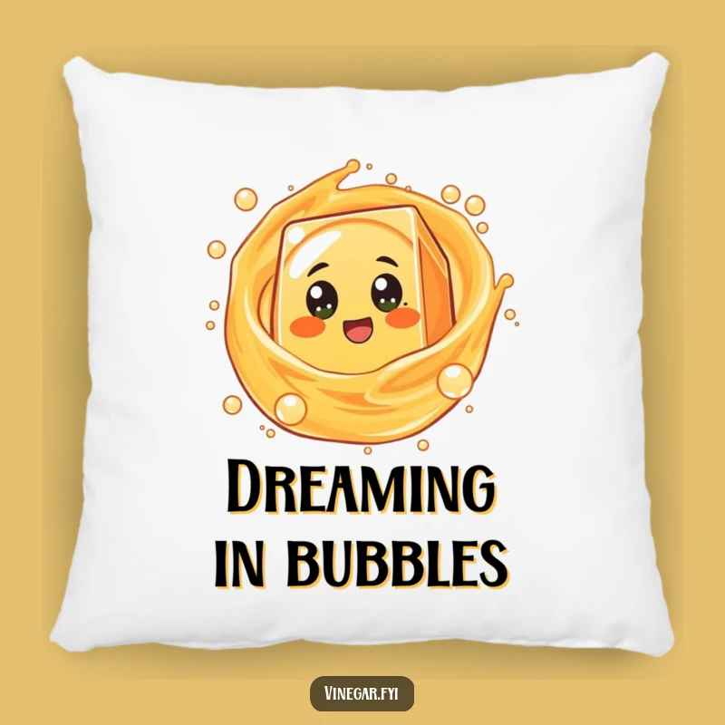 Funny OJ Box Pillow: Cuddle Up with Bubbly Fun!