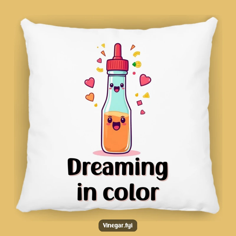 Funny Condiment Spray Pillow: Add Zest to Your Decor with This Hilarious Accent