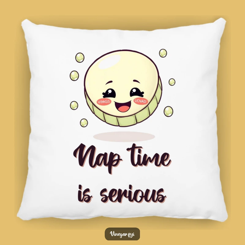 Funny Bottle Cap Juggler Pillow - Cozy & Humorous Home Decor Accent