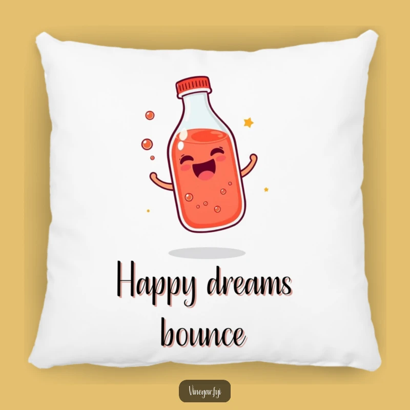 Funny Giggling Bottle Pillow: Red Liquid Joy, Perfect Happy Gift
