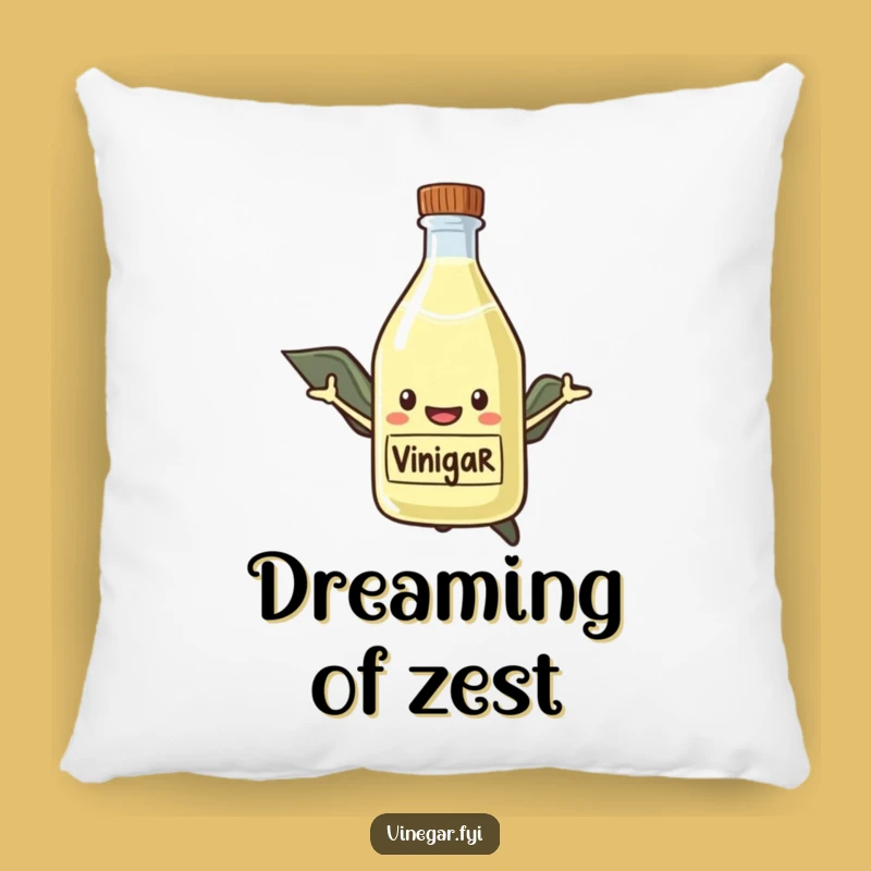 Funny Hero Vinegar Pillow - Cozy Comfort with a Side of Superhero!