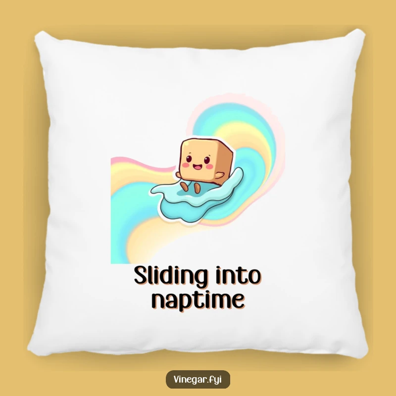 Funny Sugar Cube Pillow: Cuddle Up with Sweet Adventures!