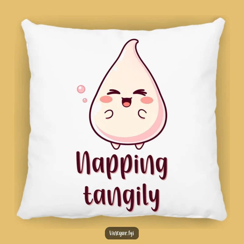 Funny Vinegar Wink Pillow: Comfy Cuddle Buddy with Mischievous Charm Gift