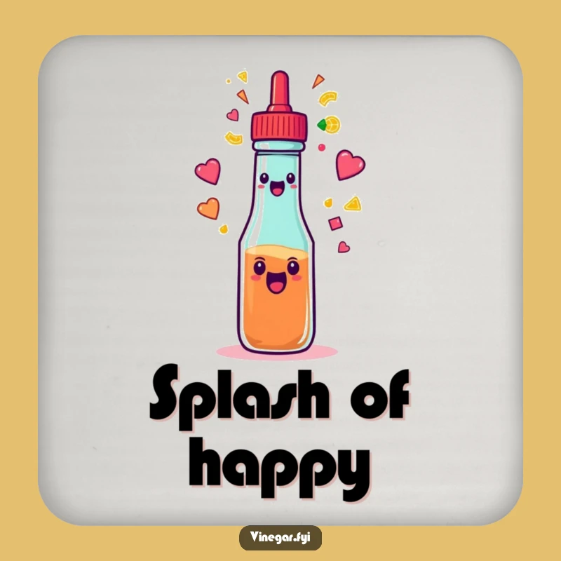 Funny Condiment Spray Coaster: Protect Surfaces with This Hilarious Colorful Charm