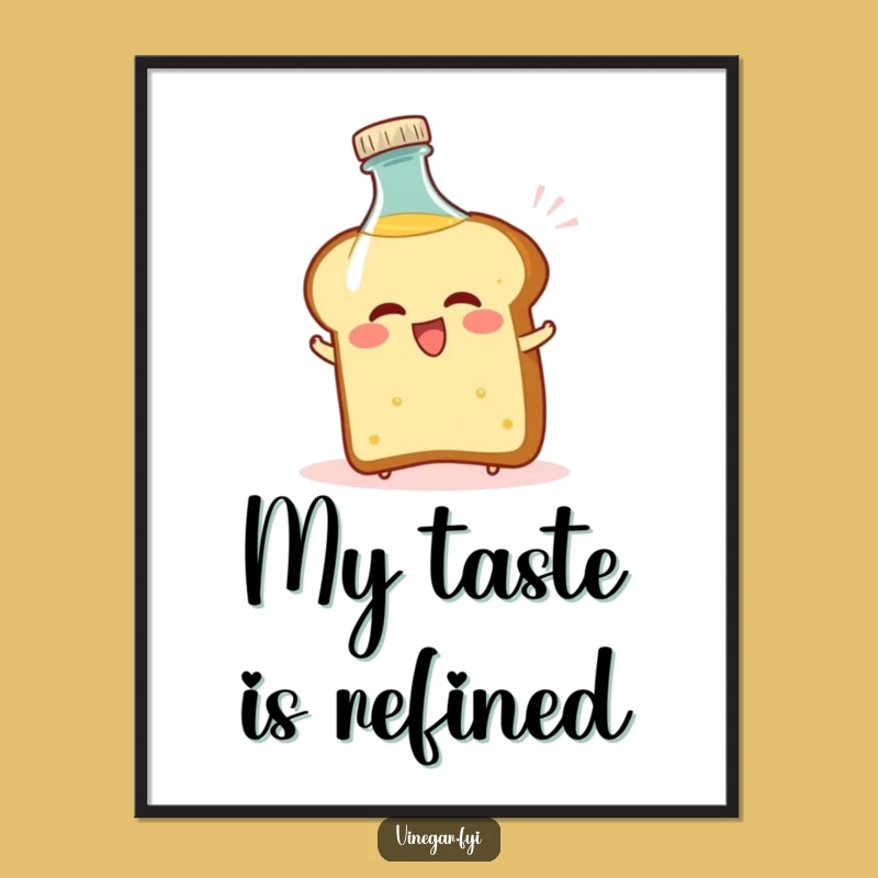 Funny Bread Recoiling Poster: Comical Food Art for Your Walls, Perfect Gift!