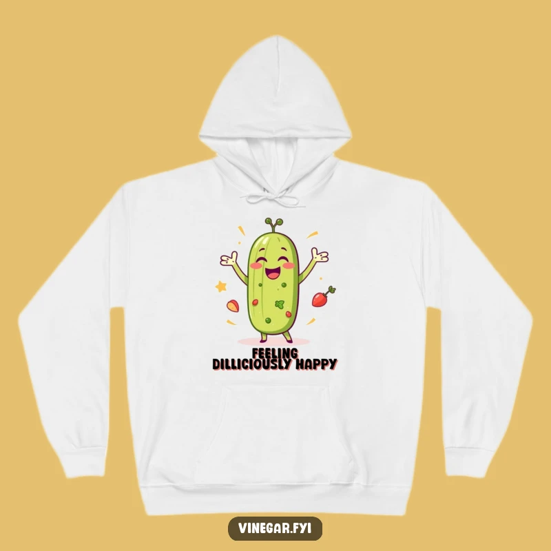 Funny Pickle Dance Hoodie: Cozy Happy Salad Wear for Festive Comfort