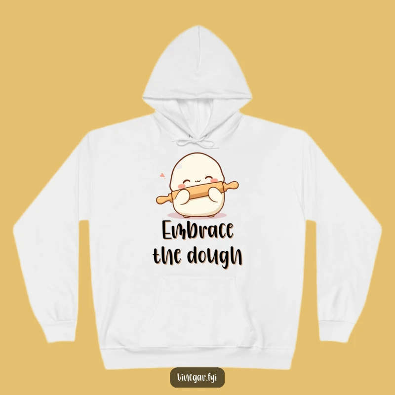 Funny Shy Dumpling Hoodie: Cozy and Cute Blushing Foodie Sweatshirt for Cuddles