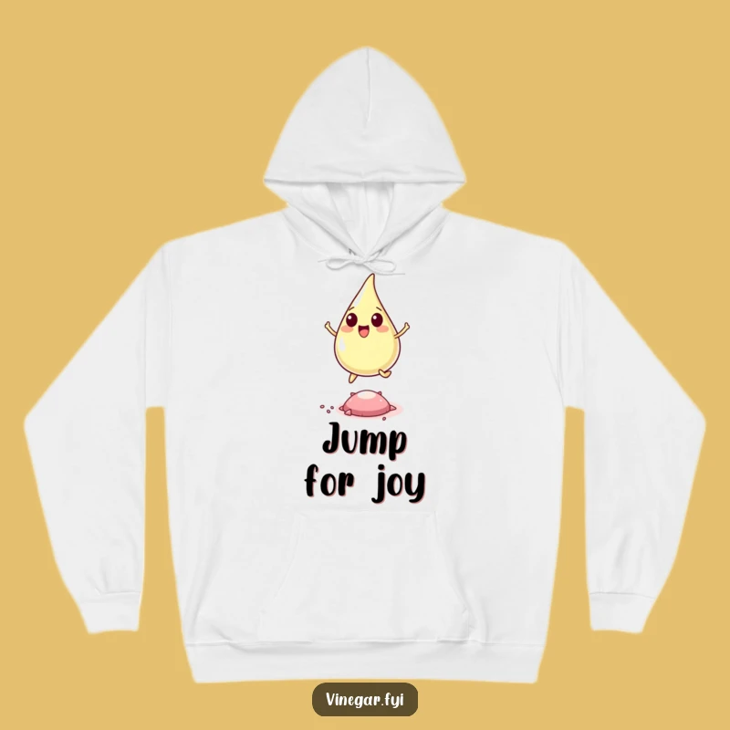 Funny Vinegar Drop Hoodie - Cozy Comfort with a Hilarious Leap