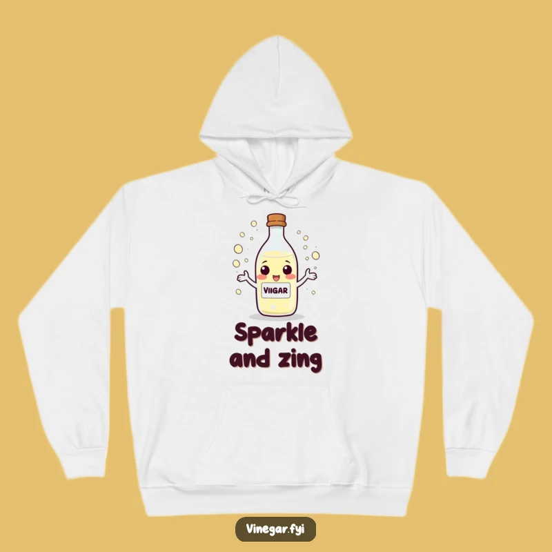 Funny Juggling Vinegar Hoodie - Cozy Up with Sparkling Fun!