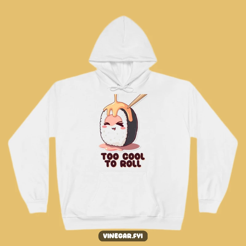 Cozy Funny Kawaii Sushi Hoodie - Warm & Hilarious Comfort for Food Lovers