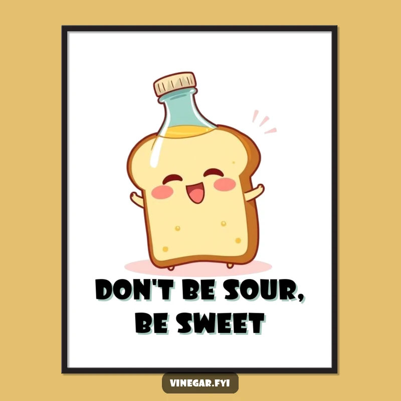 Free Printable Bread & Vinegar Art: Comedic Downloadable Decor