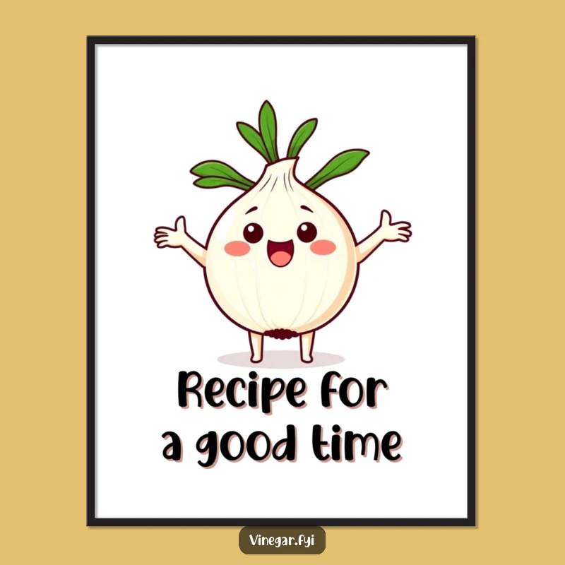 Free Printable Kawaii Onion Art - Whimsical Downloadable Decor for Kitchens