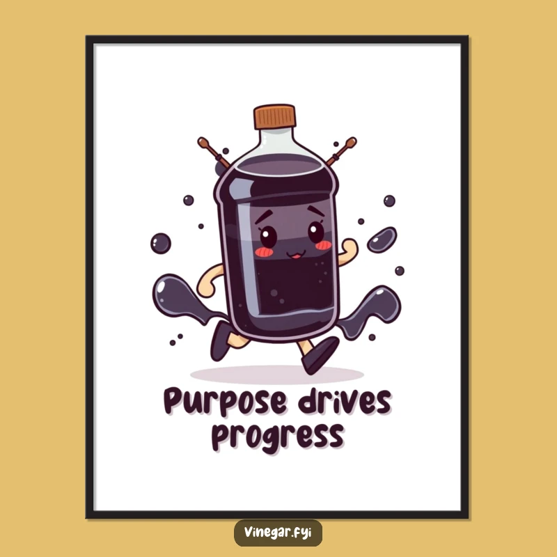 Funny Free Printable Wall Art: Determined Bottle Downloadable Motivational Art