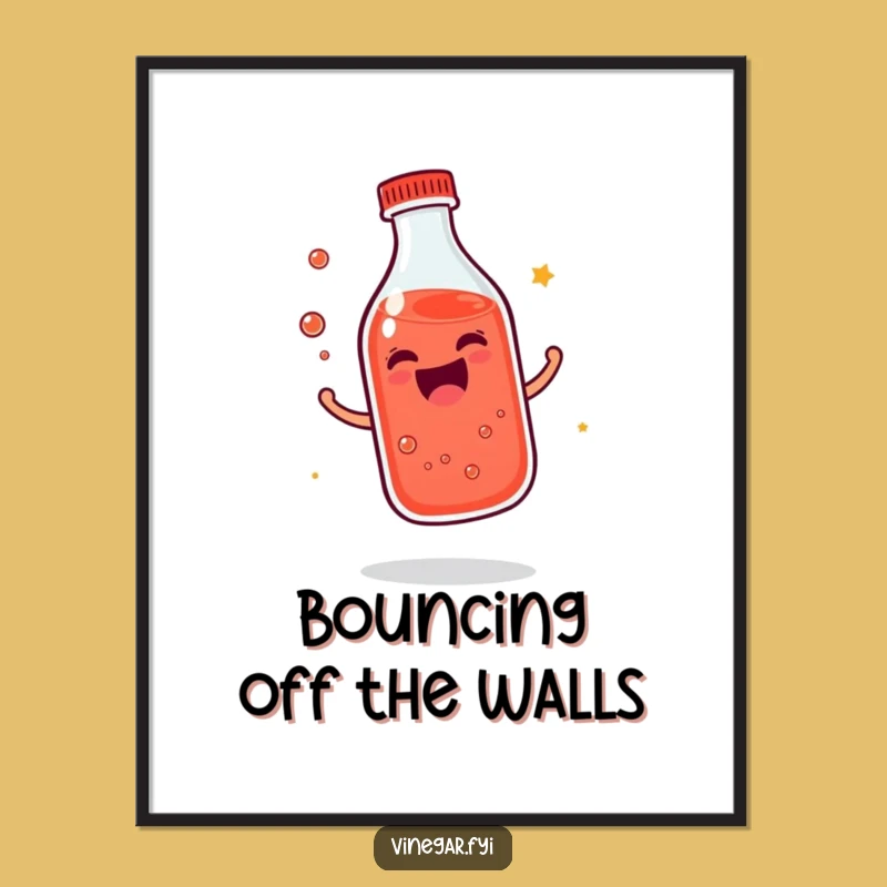 Funny Free Printable Wall Art: Giggling Bottle Downloadable Joyful Decor