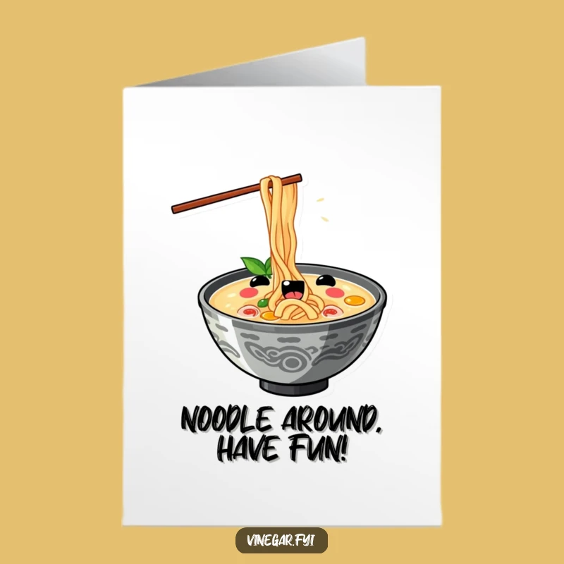 Free Printable Kawaii Ramen Birthday Card: Funny DIY Gift & Downloadable Fun!