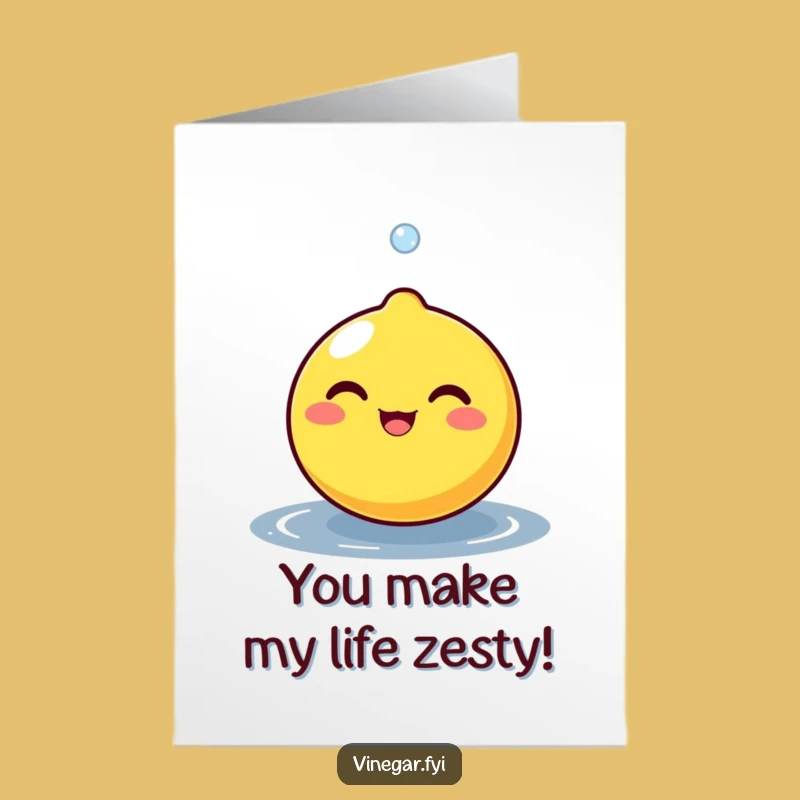 Free Printable Lemon Birthday Card: Funny Zesty Character, Downloadable Gift for Smiles