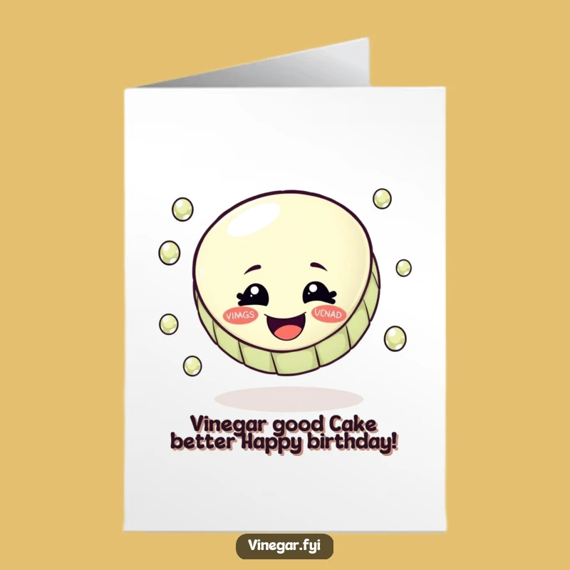 Funny Free Printable Birthday Card: Juggling Bottle Cap, Hilarious Downloadable Gift