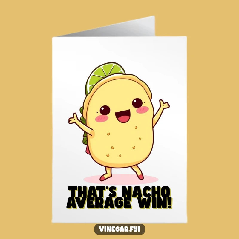 Free Printable Kawaii Taco Congrats Card: Hilarious DIY Downloadable Gift!