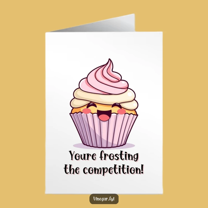Free Printable Kawaii Cupcake Congrats Card: Hilarious DIY Downloadable Gift!