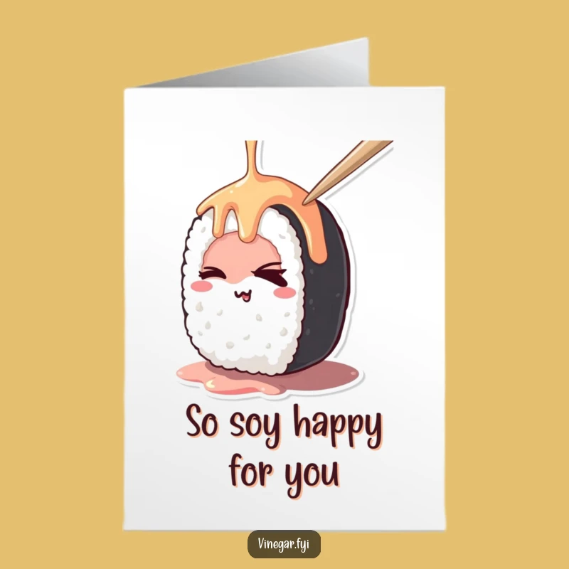 Free Printable Kawaii Sushi Thank You Card: Cute & Funny DIY Downloadable