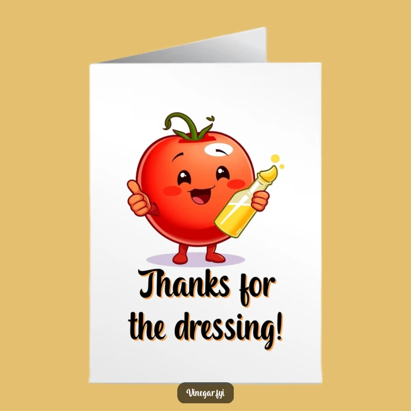 Free Printable Tomato Thank You Card: Thumbs Up for Your Kind Zesty Gesture