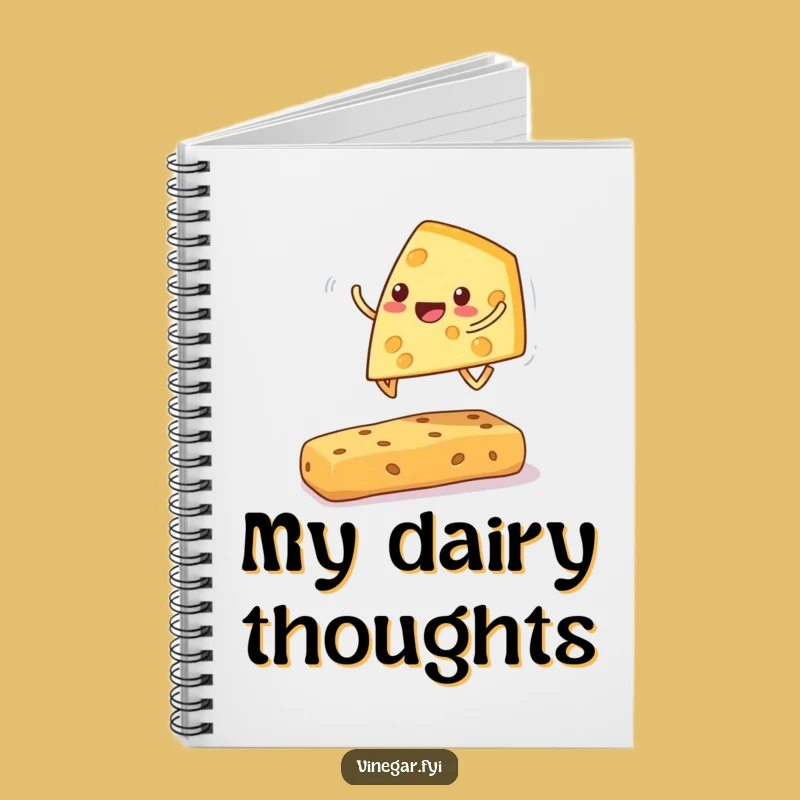 Funny Cheese Wedge Notebook: Jot Down Ideas with Cheerful Fun, Perfect Gift