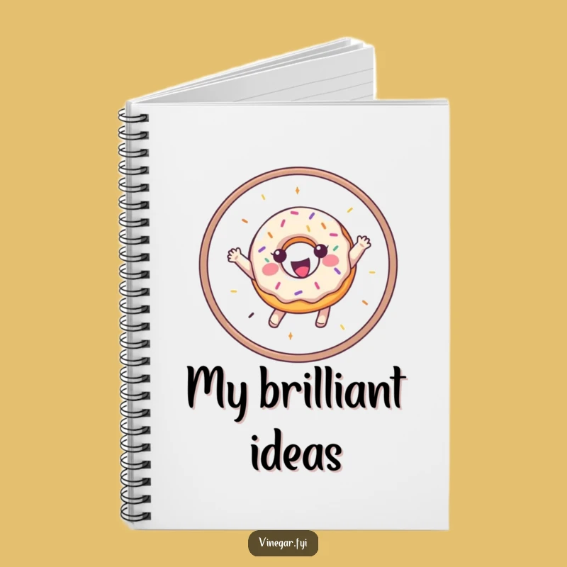 Funny Donut Hoop Notebook: Plan Your Sweetest Ideas