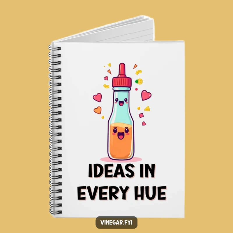Funny Condiment Spray Notebook: Jot Down Ideas with This Hilarious Colorful Journal