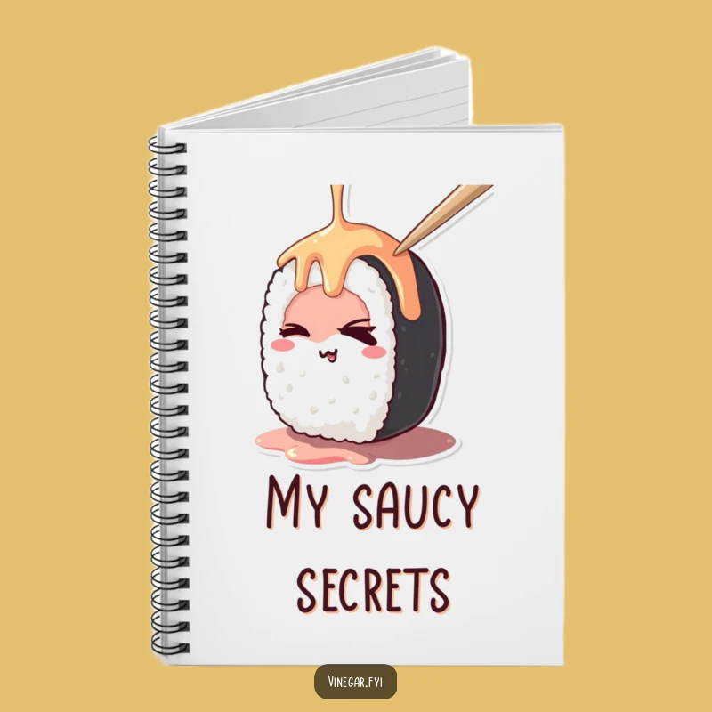 Funny Kawaii Sushi Journal - Hilarious Notepad for Recipes & Notes