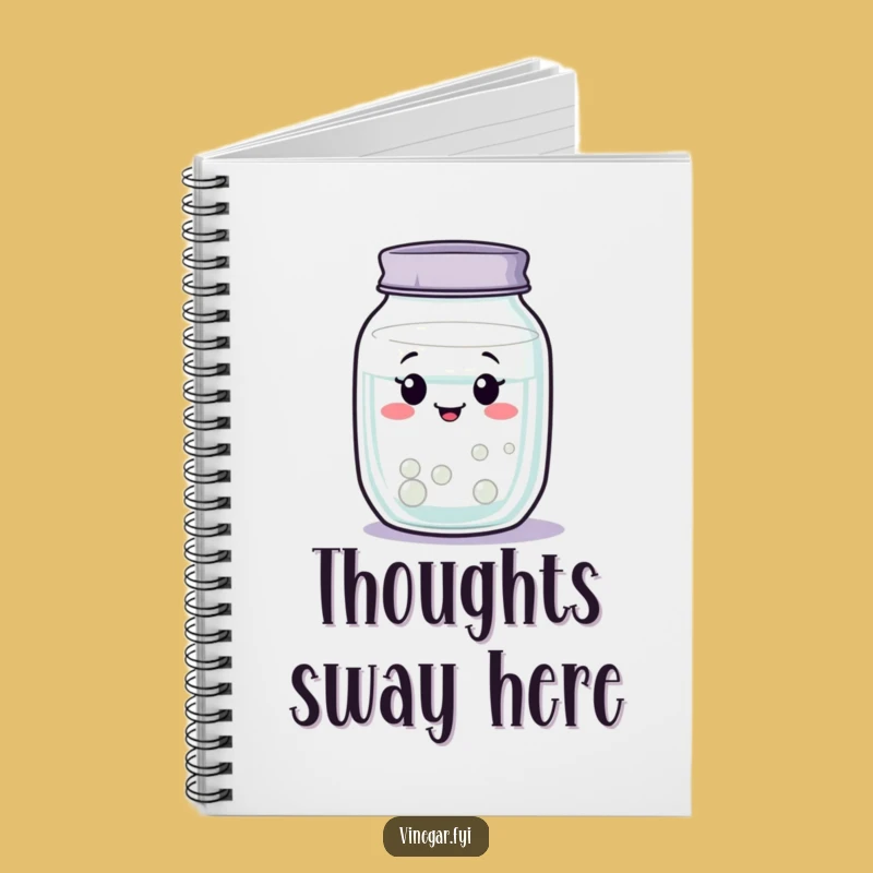 Funny Content Jar Notebook: Clear Liquid Sway, Perfect Relaxed Gift