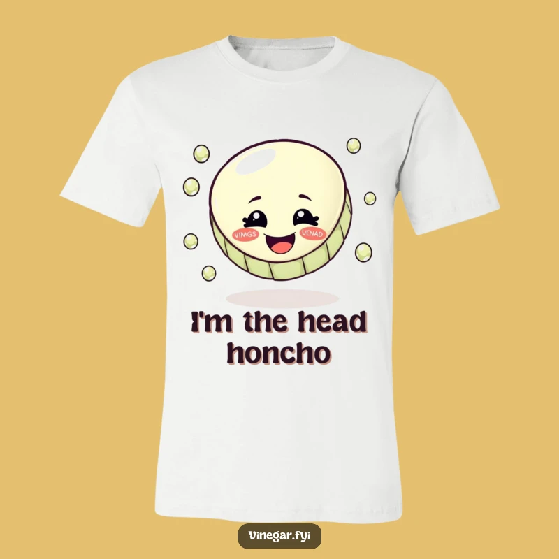 Funny Bottle Cap Vinegar Juggler T-Shirt - Hilarious Condiment Humor Tee