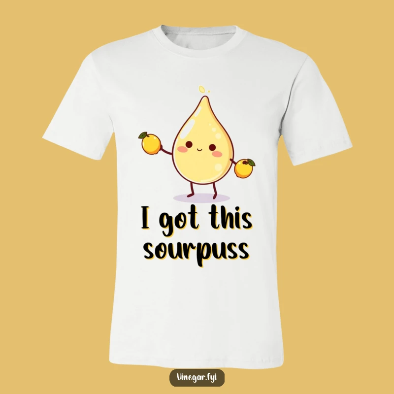 Funny Vinegar & Lemon Squad T-Shirt: Wear Your Citrus Cheer as a Hilarious Gift