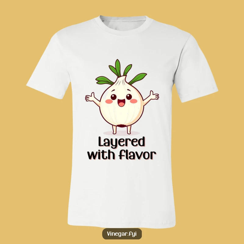 Funny Kawaii Onion T-Shirt: Cook Up Some Fun Style