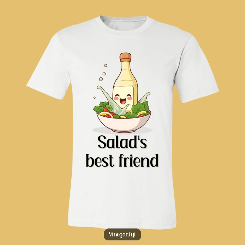 Funny Playful Vinegar T-Shirt: Salad Dressing Celebration Apparel