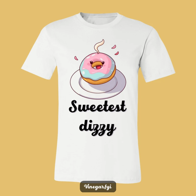 Funny Donut Spinning T-Shirt: Joyful Frosting Fun Tee, Great Humorous Gift
